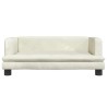 Lit pour chien crème 80x45x30 cm velours 647016647016