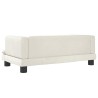 Lit pour chien crème 80x45x30 cm velours 647016647016