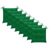 Chaises de jardin et coussins lot de 8 Bois acacia solide Gris 647021647021