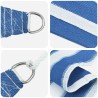Voile d'ombre Bleu et Blanc 3,5 x 4,5 m HDPE 647026647026