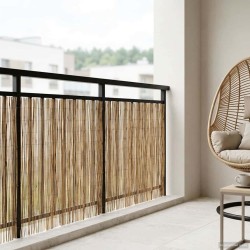 Clôture de jardin Carbonisé 600 x 100 cm Roseau 647028647028