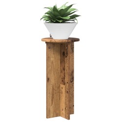Support de Plante 2 pcs Bois ancien 29,5 x 29,5 x 60 cm 647038647038