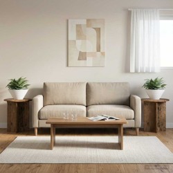 Support de Plante 2 pcs Bois ancien 40 x 40 x 40 cm 647039647039