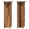 Support de Plante 2 pcs Bois ancien Ø40 x 100 cm 647040647040