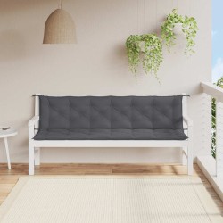 Coussin de banc de jardin anthracite tissu oxford 647042647042