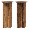 Support de Plante 2 pcs Bois ancien 40 x 40 x 80 cm 647043647043