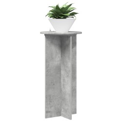 Support de Plante 2 pcs Gris béton 40 x 40 x 80 cm 647046647046