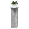 Support de Plante 2 pcs Gris béton 40 x 40 x 80 cm 647046647046