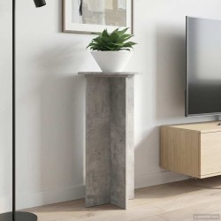 Support de Plante 2 pcs Gris béton 40 x 40 x 80 cm 647046647046