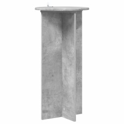 Support de Plante 2 pcs Gris béton 40 x 40 x 80 cm 647046647046