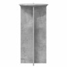 Support de Plante 2 pcs Gris béton 40 x 40 x 80 cm 647046647046