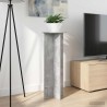 Support de Plante 2 pcs Gris béton Ø40 x 100 cm 647047647047