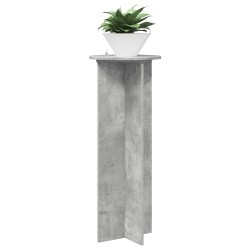 Support de Plante 2 pcs Gris béton Ø40 x 100 cm 647047647047