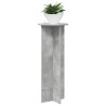 Support de Plante 2 pcs Gris béton Ø40 x 100 cm 647047647047