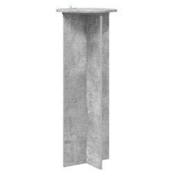 Support de Plante 2 pcs Gris béton Ø40 x 100 cm 647047647047