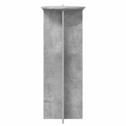 Support de Plante 2 pcs Gris béton Ø40 x 100 cm 647047647047
