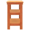 Établi avec étagère Brun cire 78,5 x 50 x 80 cm Pin massif 647052647052