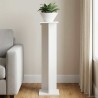 Support de Plante Blanc 25 x 25,5 x 100,5 cm Bois d’ingénierie 647058647058
