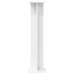 Support de Plante Blanc 25 x 25,5 x 100,5 cm Bois d’ingénierie 647058647058