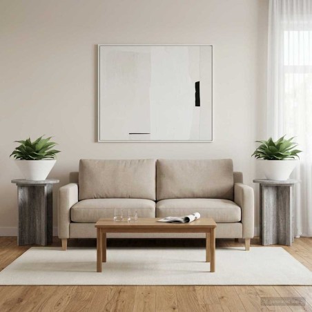 Support de Plante 2 pcs Sonoma gris Ø29,5 x 40 cm 647059647059