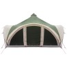 Tente Tipi avec toit Vert 18-Personnes Polyester et Acier 647063647063