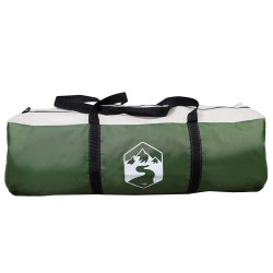Tente Tipi avec toit Vert 18-Personnes Polyester et Acier 647063647063