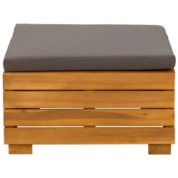 Ensemble de salon de jardin 2 Pièce Marron Bois d'Acacia Massif 647070647070