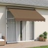 Auvent rétractable manuel Taupe 250 cm 647076647076