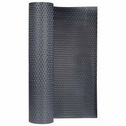 Écran de balcon Gris foncé 400 x 80 cm polyrotin 647080647080