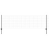 Clôture Euro avec poteau 25 x 0,8 m Acier recouvert de PVC Gris 647086647086