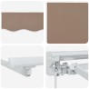 Auvent rétractable manuel Taupe 4,5 × 3,5 m 647088647088