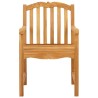 Chaise en rose sculptée à la main 2 pcs Naturel 647093647093