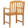 Chaise en rose sculptée à la main 2 pcs Naturel 647093647093