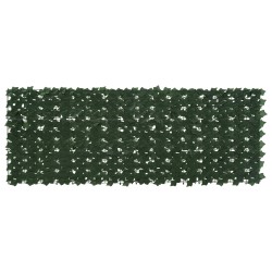 Écran de balcon avec feuilles Vert foncé 200 x 75 cm 647100647100