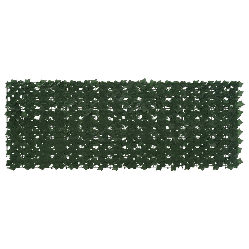 Écran de balcon avec feuilles Vert foncé 200 x 75 cm 647100647100