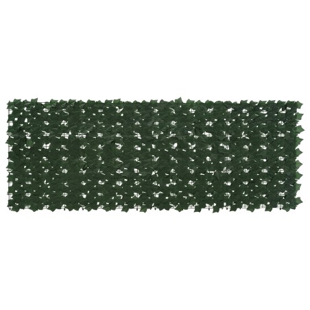 Écran de balcon avec feuilles Vert foncé 200 x 75 cm 647100647100