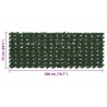 Écran de balcon avec feuilles Vert foncé 200 x 75 cm 647100647100
