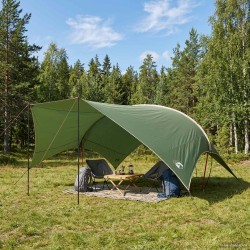 Tarp de camping résistant à l'eau Vert 690 x 580 x 255 cm 647101647101