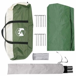 Tarp de camping résistant à l'eau Vert 690 x 580 x 255 cm 647101647101