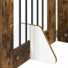 Porte de chien pliable avec supports 6 pcs Chêne fumé 362 cm 647106647106