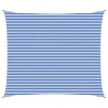 Voile d'ombre Bleu et Blanc 6 x 8 m HDPE 647110647110