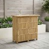Table de bar extérieure Naturel 115 x 55 x 105 cm Bambou 647114647114