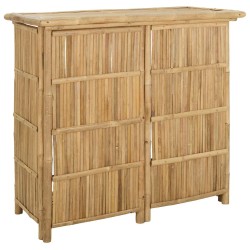 Table de bar extérieure Naturel 115 x 55 x 105 cm Bambou 647114647114