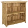 Table de bar extérieure Naturel 115 x 55 x 105 cm Bambou 647114647114
