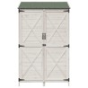 Abri de jardin Blanc 106 x 56 x 176,5 cm Bois de Sapin Massif 647118647118
