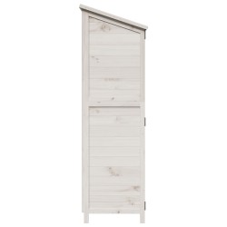 Abri de jardin Blanc 106 x 56 x 176,5 cm Bois de Sapin Massif 647118647118