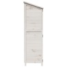 Abri de jardin Blanc 106 x 56 x 176,5 cm Bois de Sapin Massif 647118647118
