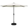 Parasol de jardin avec lumières LED et base 300 x 300 cm 647119647119