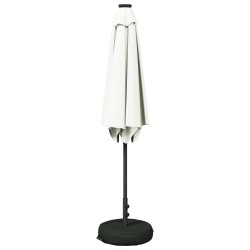 Parasol de jardin avec lumières LED et base 300 x 300 cm 647119647119