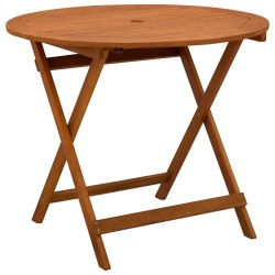 Table de jardin pliante Marron Ø 90 x 75 cm 647128647128
